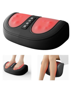 Masajeador de pies eléctrico LEERCON con calor y 3 intensidades