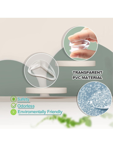 Protectores de Esquinas Transparentes Gudui - Paquete de 8