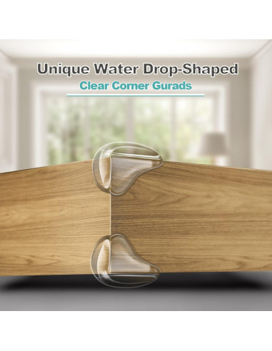 Protectores de Esquinas Transparentes Gudui - Paquete de 8