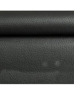 Hoja de Vinilo de Cuero Sintético Autoadhesivo Negro 44x200cm 2