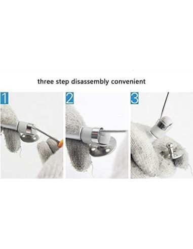 Amortiguadores de Gas WANLIAN 100N 2 Unidades Cierre Suave