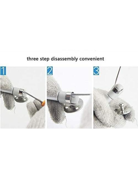 Amortiguadores de Gas WANLIAN 100N 2 Unidades Cierre Suave