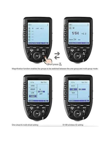 Disparador Inalámbrico TTL Godox Xpro-N 1/8000s HSS