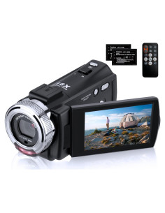 Cámara de Video Full HD 1080P DEGIPO HDV-P12 con Visión Nocturna