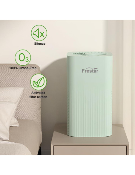 Purificador de Aire y Difusor 2 en 1 AP-1980 Verde HEPA