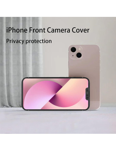 Cubierta de Cámara para iPhone 13 MakLuen - Protección Privacidad Negra