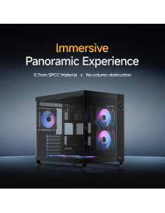 Caja de Computadora Iota C70 Ocypus ARGB Negra 6 Ventiladores 2