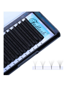 Extensiones de Pestañas Easy Fan 0.07mm D Curl 12mm Volumen