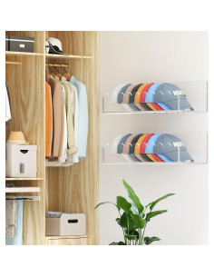 Organizador de Gorras de Béisbol YUNEASELF Acrílico Transparente 2