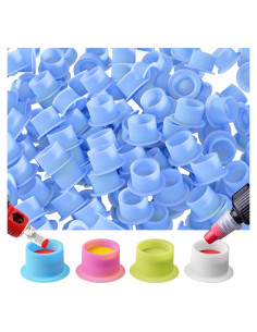 200 Tazas de Tinta Desechables OZER Azul para Tatuaje