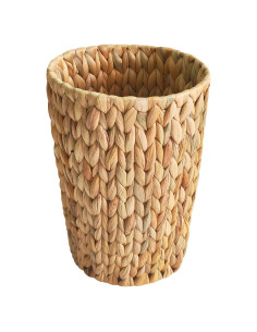 Cesta de Basura de Mimbre Coeusy 7.57 Litros Redonda