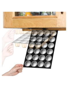 Soporte para Cápsulas de Café Tioncy Negro 24 Cápsulas 33.6x22.8cm