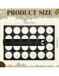 Soporte para Cápsulas de Café Tioncy Negro 24 Cápsulas 33.6x22.8cm 2