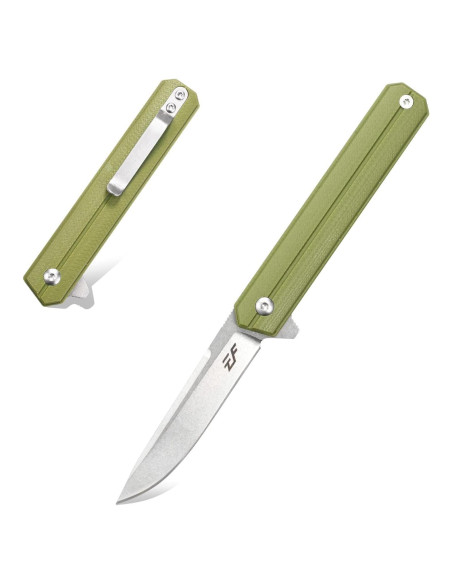 Cuchillo Plegable Eafengrow EF64 Acero D2 Mango G10 18 cm