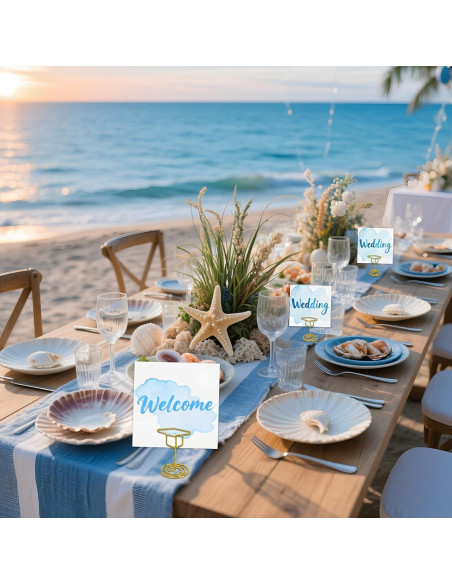 Soportes de Números de Mesa BADAO 32PCS Tapa Graduación Dorada Soportes de Números de Mesa BADAO 32PCS Tapa Graduación Dorada