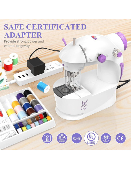 Máquina de Coser KPCB Tech FHSM-201 Mini para Principiantes