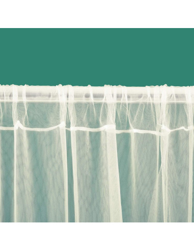 Cortina de fondo de tul champán 2 paneles 5ft x 8ft