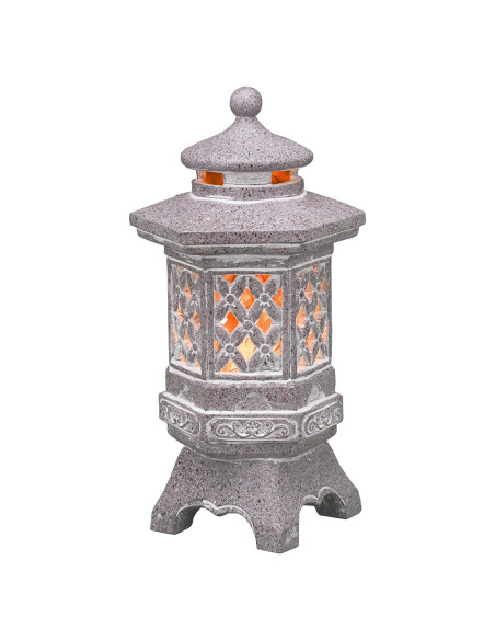 Estatua de Jardín Pagoda Solar Teresa's Collections 21.1 cm Estatua de Jardín Pagoda Solar Teresa's Collections 21.1 cm