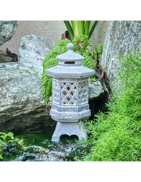 Estatua de Jardín Pagoda Solar Teresa's Collections 21.1 cm Estatua de Jardín Pagoda Solar Teresa's Collections 21.1 cm