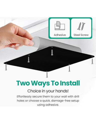 Placa Magnética de Acero Inoxidable MagGrip 44.5x29.2cm