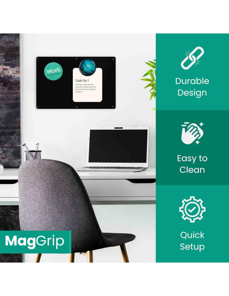 Placa Magnética de Acero Inoxidable MagGrip 44.5x29.2cm