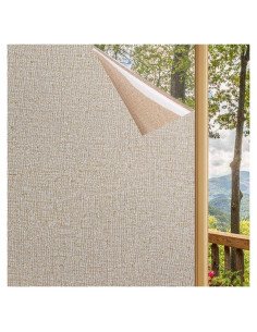 Película de Ventana Lemon Cloud 30x200 cm Marrón Sin Adhesivo