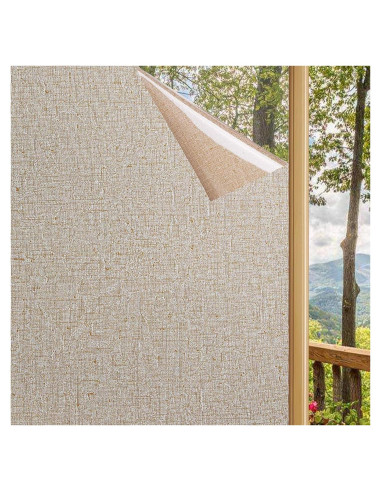 Película de Ventana Lemon Cloud 30x200 cm Marrón Sin Adhesivo