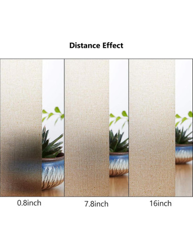 Película de Ventana Lemon Cloud 30x200 cm Marrón Sin Adhesivo