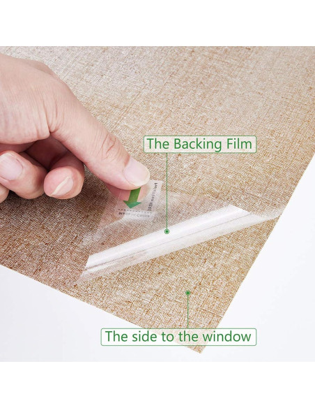 Película de Ventana Lemon Cloud 30x200 cm Marrón Sin Adhesivo