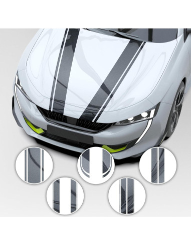 Cinta de Vinilo Lypumso 6D Negra 2.54cm x 9.14m para Automóviles