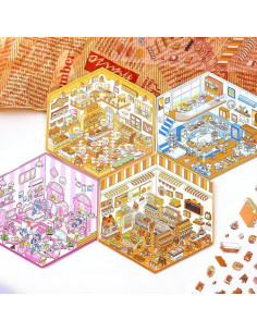 Calcomanías 3D DIY Genérico - Mini Hospital, Panda y Más 2