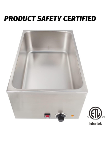 Calentador de Comida Comercial EASYROSE 1200W 53.9x33.8cm