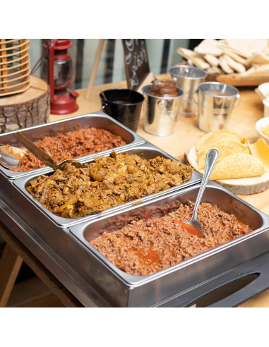 Calentador de Comida Comercial EASYROSE 1200W 53.9x33.8cm