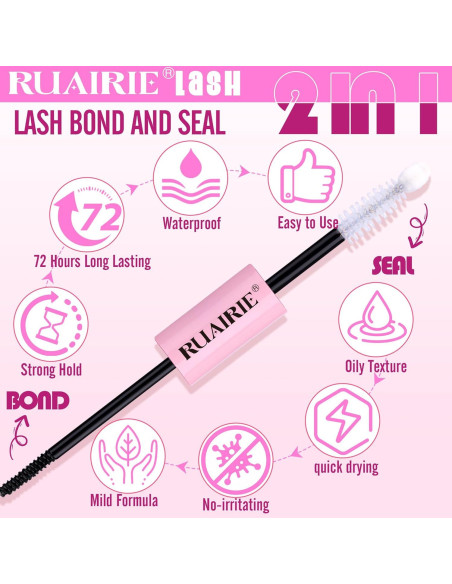 Pegamento para Pestañas Bond and Seal Ruairie 2pcs - Impermeable