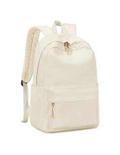 Mochila Escolar LOIDOU Beige 46x30x15cm para Chicas Adolescentes