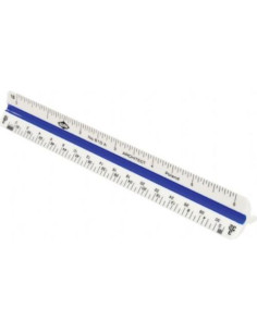 Regla Triangular Métrica ALVIN 610A 15.24 cm para Ingenieros 2