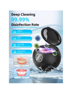 Limpiador Ultrasónico SENYUHAI 180ml para Dentaduras y Joyería 2