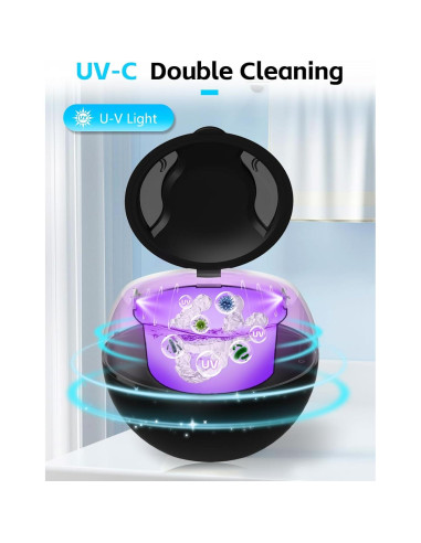 Limpiador Ultrasónico SENYUHAI 180ml para Dentaduras y Joyería