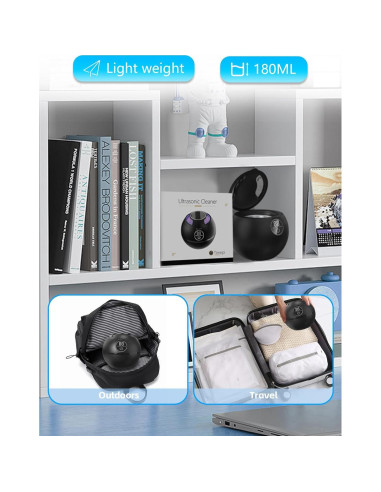 Limpiador Ultrasónico SENYUHAI 180ml para Dentaduras y Joyería