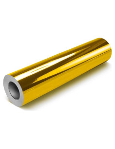 Vinilo Adhesivo Permanente VViViD Oro Brillante 2.13m x 30cm