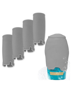 4 Fundas a Prueba de Fugas Maplefield para Botellas de Viaje