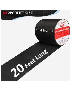 Cinta de Reparación Impermeable Touranize 10.16 cm x 6.1 m 2