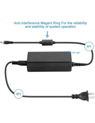Adaptador AC/DC 15V 5A YUSTDA para Luz de Anillo Neewer