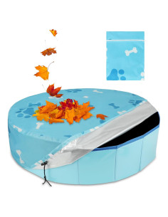 Cubierta de piscina redonda Rypet 3XL impermeable azul