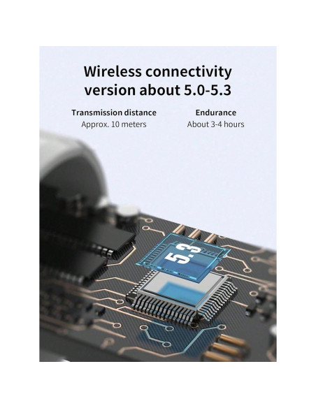 Auriculares Inalámbricos Qihua G96pro Bluetooth Negro