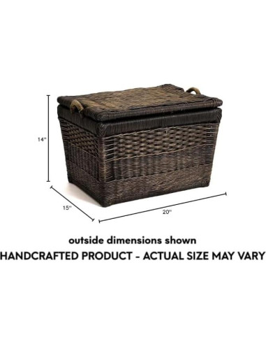 Canasta de Almacenamiento Mediana La Dama de la Canasta 50.8x38.1cm