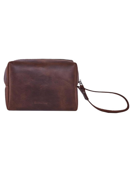 Organizador de Cables INCARNE Cuero Vintage Marrón 15x10cm