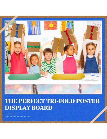 Tablero Tríptico Censen 30 Piezas Cartón Colorido 50.8x30.5cm