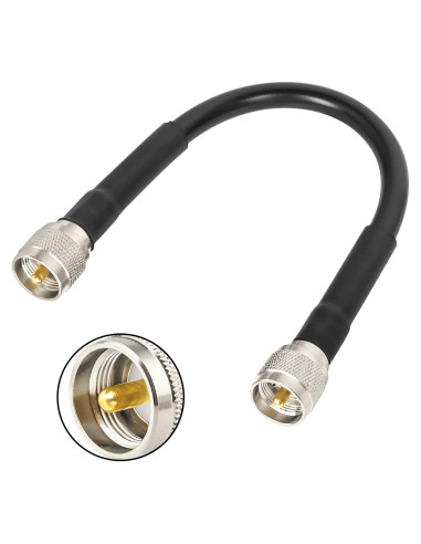 Cable Coaxial RG213 UHF Macho a Macho 30.48 cm MOOKEERF