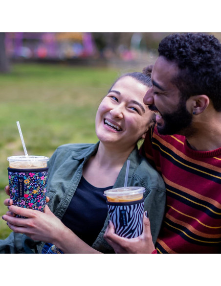 Funda Aislante Neopreno Sok It JavaSok Floral 16-20oz